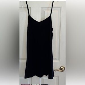 Arizona jeans, black mini dress size medium 50% rayon, 45% polyester, 5% spandex